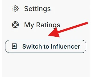 Switch to influencer placeholder